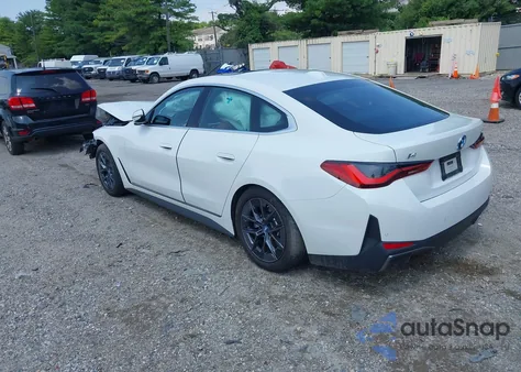 2024 BMW I4 xDrive40 from USA, damaged, VIN WBY83FB06RFT01245